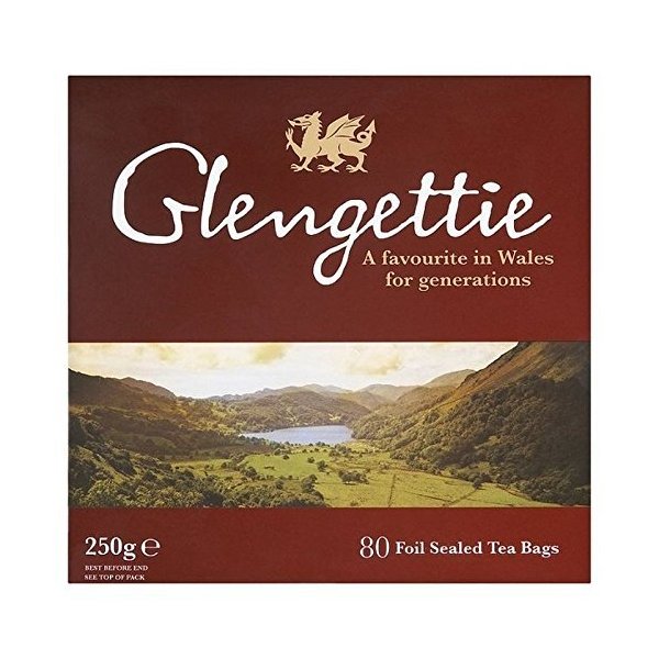 Glengettie Tea Bags 80 per pack - Pack of 2