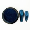 Vonrui Green Blue Chrome Nail Powder Set Metallic Mirror Effect Holographic Nail Powder,Nail Art Glitter Decoration Chrome Nail Powder 2 Jars