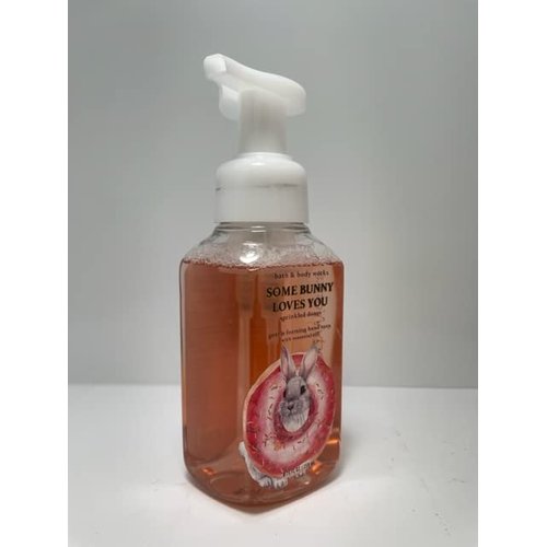 White Barn Bath and Body Works Sprinkled Donut Gentle Foaming Hand Soap 8.75 Ounce Some Bunny Loves You Easter Bunny Label