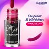 Blossom Color Lock Hydrating Longlasting Lip Stain and Tint for Lips & Cheek, Buildable, Non Drying, Smudgeproof + Transfer Proof, Made in USA with Doe Foot Applicator, 0.14 fl oz/4ml, Wine Stained