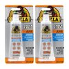 Gorilla 106464 2.8 ounce Squeeze Tube 100% Silicone Sealant, 2.8 oz, Clear, (Pack of 2), No Color, 2 Count