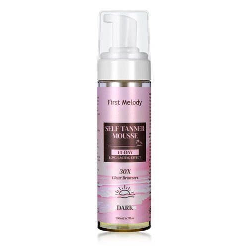 Self Tanner Mousse-30X Clear Bronzer Self Tanning Lotion for Body Fake Tan-14 Day Long Lasting Effect Quick Tan,Lightweight, Self-Tanner Foam Enriched with Aloe Vera and Coconut
