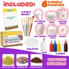 Insnug Paint Your Own Squishies Kit - Sensory Toys Squishy Painting Kit Stress Relief Squishies for Girl Kids Age 4 6 8 10 Slow Rising Squeeze Autism Toys Unicorn Gift Ice Cream Cake Milk Shake Donut