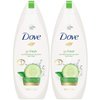 Dove Body Wash 11 Ounce Go Fresh Cucumber & Green Tea, 11 Fl Oz (Pack of 2)