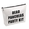 Dead Pancreas Party Kit Bag Diabetes Diabetic Supply Case Funny Diabetic Bag Gift (Dead Pancreas Party Kit)