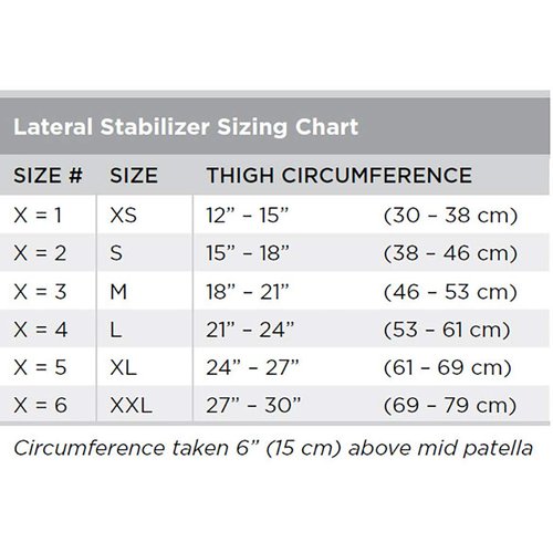 Breg Neoprene Lateral Stabilizer Knee Brace (Right Knee, Medium)