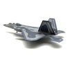 ZEZEFUFU Simulation 1:100 US F22 Raptor Stealth Fighter Model Fighter Attack Plane Military Model with Display Stand