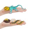 Fantarea Wild Life Jungle Animal Action Figures Model Playsets 8 PCS Chameleon Lizard Scorpion Scolopendra Life Cycle Party Favors Supplies Cake Toppers Set Toys for Boys Girls Kids Toddlers