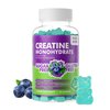 Novomins Creatine Monohydrate Gummies 5000mg for Men & Women, Chewables Creatine Monohydrate for Muscle Strength, Muscle Builder, Energy Boost, Pre-Workout Supplement(90 Count)-Blueberry flavor.