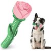 ucho Dog Toys for Aggressive Chewers, Dog Toy for Dogs, Interactive Chew Toys for Training and Cleaning Teeth (Champagne, Roses)