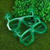 BinaryABC St.Patrick's Day Shamrock Led Light Up Glasses Eyeglasses Frames,St.Patrick's Day Party Favors,2Pcs