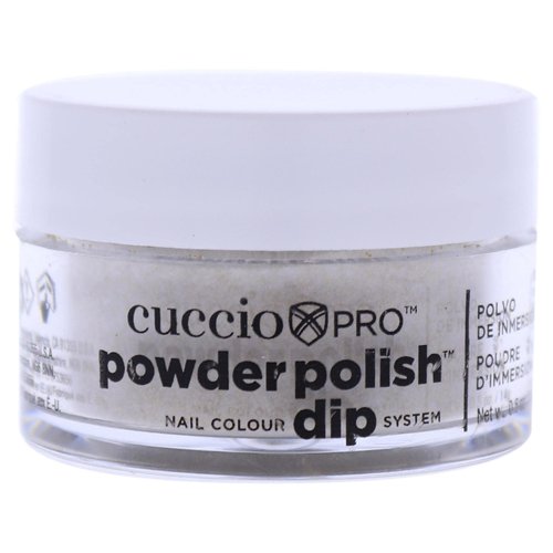 Cuccio Colour Powder Nail Polish - Lacquer For Manicure And Pedicure - Highly Pigmented Powder That Is Finely Milled - Durable Finish, Rich Color - Easy To Apply - Gold W/ Rainbow Mica - 0.5 Oz
