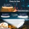 IODOO 16500mAh 3000LM 3000K 6000K Flashlight Portable LED Camping Lantern Rechargeable Light 60W with Magnet IP65 Waterproof Tent Light Power Failure Emergency Survival Kits for Fathers Day Gift