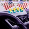 Donald Trump Duck,Baby Bath Toys Funny Rubber Duckies for Kids Birthdays Gift,Trump Ducks for Jeeps Car Décor Ornaments