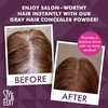 Root Touch Up Powder by Style Edit | Medium Brown Hair Color Coverage for Grays and Roots | Mineral-Infused Binding Hairline Concealer | 0.13 oz. Tub