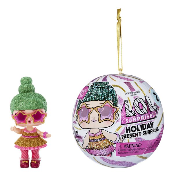 L.O.L. Surprise! Holiday Supreme Doll Tinsel with 8 Surprises Including Collectible Holiday Doll, Shoes, and Accessories | Great Gift for Kids Ages 4+