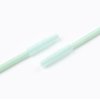 BIHRTC Pack of 100 One-Off Disposable Silicone Eyelash Mascara Brushes Wands Applicator Eyebrow Brush Makeup Tool Kit Set (Tower Shape - Light Green)