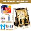 LBOLYUMEG Paint Your Own Cat Lamp Kit, Art Supplies Arts and Crafts for Kids Ages 8-12,Crafts for Girls 8-12,Night Light Kids Crafts Ages 4-8, Birthday Easter Gift for Girls Boys Age 3 4 5 6 7 8+