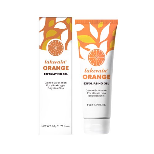 NICEFACE Orange Exfoliating Gel Scrub Face Body Skin,Natural Orange Peeling Gel Face Scrub,Deep Cleansing Moisturizing Facial Exfoliator