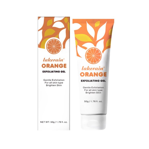 NICEFACE Orange Exfoliating Gel Scrub Face Body Skin,Natural Orange Peeling Gel Face Scrub,Deep Cleansing Moisturizing Facial Exfoliator