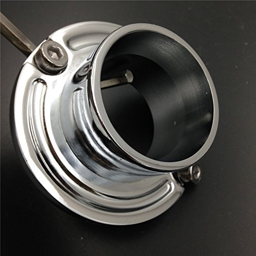 XKMT-Chromed Exhaust Tip Muffler Power Compatible With Badger 80 Breeze 125 Raptor 50 Grizzly [B00YWCAHRS]