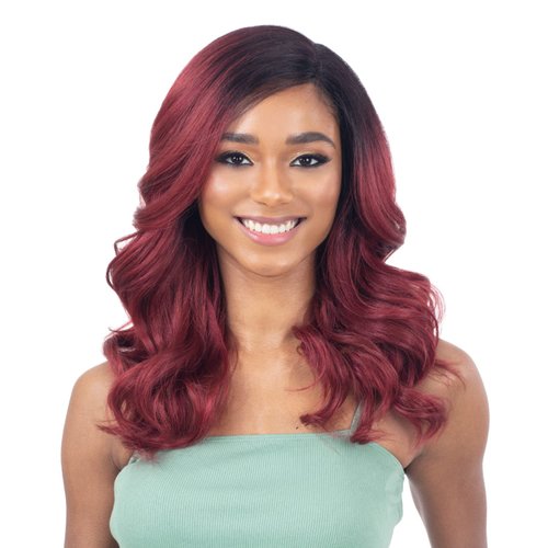 Freetress Equal Synthetic Hair Lite HD Lace Front Wig - KALYNN, Long Curly Wigs with Pre-Plucked HD Lace (1)