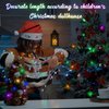 Dollhouse Christmas Lights Fake Light String Dollhouse Christmas Decorations Christmas Miniature Light String for Crafts Furniture Accessories String Lights Doll House Pretend Play (65.6 Ft, Simple)