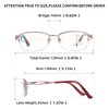 LianSan Metal Progressive Multifocus Reading Glasses - for Women Half-Rim Fashion Blue Light Multifocal Readers for 20ft Pink 1.50