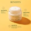 KAT BURKI 8% Stabilized Vitamin C Nourishing Cleansing Balm. Brightening, Hydrating & Antioxidant Makeup Remover & Face Cleanser. Includes 1 Muslin Cloth, 3.4 fl. oz.
