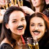 48 Pcs Self Adhesive Fake Mustaches,Hairy Fake Facial Hair,Novelty False Mustache for Birthday,Halloween,Party Supplies,Masquerade,Black