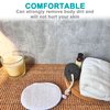 6 pcs/Set 4.3"×5.7" Natural Exfoliating Face Body Pad Loofah Sponge Facial Brush - Shower Scrubber - Body Bath Spa for Men & Women, Renewable Resource - Pack of 6