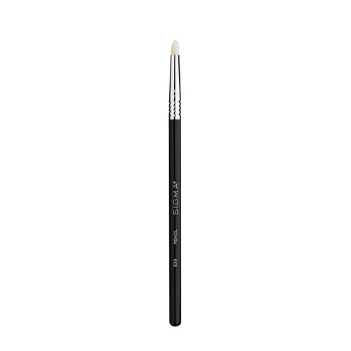 Sigma Beauty Professional E30 Pencil Brush – Pencil Applicator Makeup Brush with Synthetic SigmaTech® Fibers for Flawless Eye Makeup, Eye Brush for Highlighting, Lining, Smudging & Blending (1 Brush)