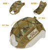 OneTigris Tactical Helmet Cover, Cloth Cover for Fast Helmet in Size M/L & Fast Bump Helmet in Size L/XL - ZKB06 No Helmet