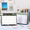 Desk Calendar 2024 - Standing Flip 2024 Desktop Calendar, Mar. 2024 - Dec. 2024, 10" x 8.3", Memo Pages, Stand up Desk Calendar with Strong Twin-Wire Binding & Blank Blocks