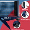 Ndashun Ping Pong Net with Clamp, Professional Table Tennis Net and Post Set, Adjustable Training Practice Mesh, Portable Grip Holder Clip Equipment, Accessories for Indoor Outdoor (Navy)