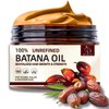 100% Unrefined Raw Batana Oil for Hair Growth Dr. Sebi Organic Pure from Honduras with Keratin, Coffee Extract & Other Ingredients to Enhance Efficacy for Thicker, Strength (Botana Oil)