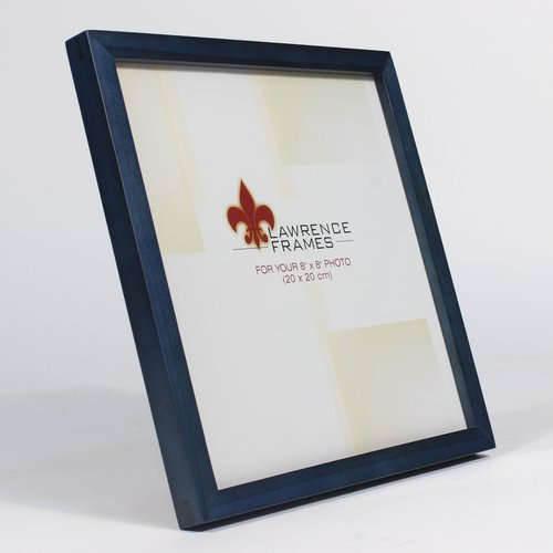 Lawrence 755788 Blue Wood 8x8 Picture Frame - Gallery Collection