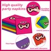 Justforjoyful 96Pcs Ninja Birthday Party Supplies Ninja Warrior Plates Napkins Party Decorations Ninja Master Tableware Set Karate Dinnerware for Kids Boys Girls Birthday Party Favor for 24 Guests