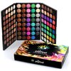120 Colors Hightlight Eyeshadow Palette Makeup Gift Set, Pure Vie Professional Long Lasting Waterproof Matte Highly Pigments Shiny Shimmers Glitter Makeup Palette Colorful Cosmetic Eye Shadow Pallet#1