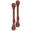 Weaver Leather Women's Single-Ply Spur Straps, Rich Brown