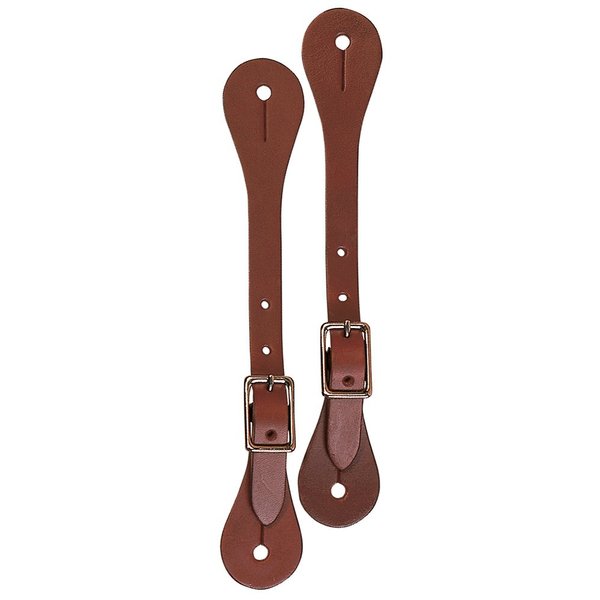 Weaver Leather Women's Single-Ply Spur Straps, Rich Brown