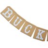 Qttier Buck Or Doe Banner Garland for Baby Shower Decorations Gender Reveal Pregnancy Announcement Party Supplies