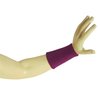COUVER Absorbent Soft Durable 6 inch Extra Long Thick Sports Wristband Sweatband | Purple (1 Piece)