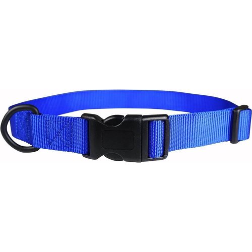 OmniPet Kwik Klip Adjustable Dog Collar Medium Blue