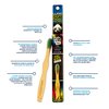 Woobamboo Kid's Bamboo Toothbrush 2 Pack - Super Soft BPA Free Nylon Bristles - Eco-Friendly, Biodegradable, Compostable, Vegan