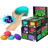Schylling Nee Doh Funky Pup...Groovy Glob! Squishy, Squeezy, Stretchy Stress Fidget Balls Gift Set Party Bundle - 3 Pack (Assorted)