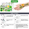 8 Sheets (96PCS) Soccer Tattoos Sports Theme Birthday Party Decorations Supplies Favors Decor Stickers for Kids Girls Boys Gifts Classroom School Prizes Rewards