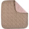 NOVA Waterproof Reusable Underpad for Chair, Seat, Furniture or Bed with Velour Soft Top Layer, Washable Incontinence Seat & Surface Overlay, Super Absorbent, 22” x 21” Size, Brown