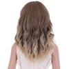 MAGQOO Brown Blonde Wig Girls Kids Short Curly Brown Blonde Wigs Synthetic Heat Resistant Cosplay Costume Party Wigs with Wig Cap(Brown Blonde)