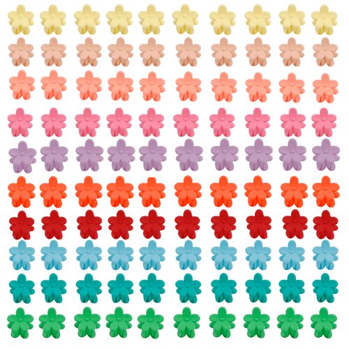 YISSION Mini Flower Hair Claw Clips for Toddlers, Kids, Girls and Women - Cute Hair Accessories